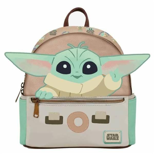 School Bag The Mandalorian Beige