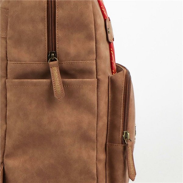 School Bag Harry Potter Brown