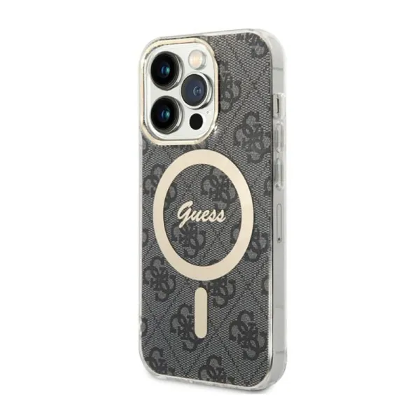 Guess 4G MagSafe - Case for iPhone 14 Pro (Black)