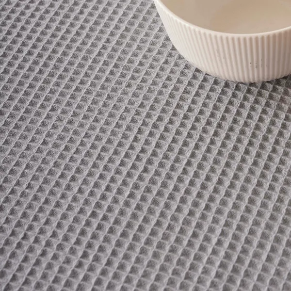 Table Runner Belum Waffle Grey 45 x 140 cm