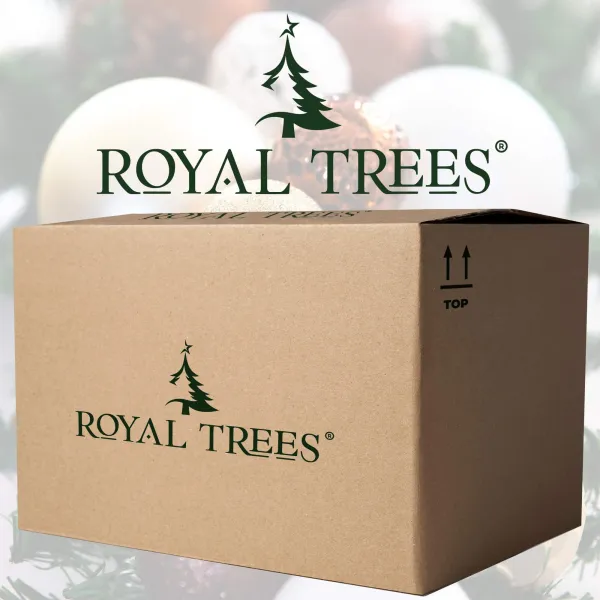 Dirbtinė Kalėdų eglutė Premium Royal Trees Sibiro eglė su mediniu stovu Springos CT0182 180 cm