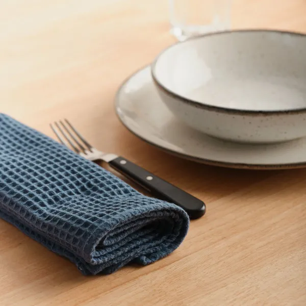 Napkins Belum Waffle Navy Blue