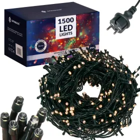 Kalėdinės girliandos Springos 1500 CL1500 Led šiltai balta 90 m IP44