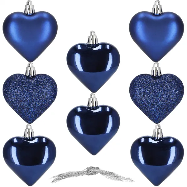 Christmas tree decoration set Springos CA1158, 8 pcs, 7 cm