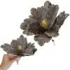 Bethlehem star, artificial flower with clip Springos CA1229 gray-gold with glitter