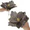 Bethlehem star, artificial flower with clip Springos CA1229 gray-gold with glitter