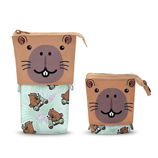 Holdall Oh My Pop! Capibara Brown