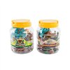 Animal figures DKD Home Decor PVC Aluminium (2 Units)