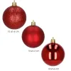 Jõulukuuseehete komplekt Springos CA0006, 6 cm, 30 tk