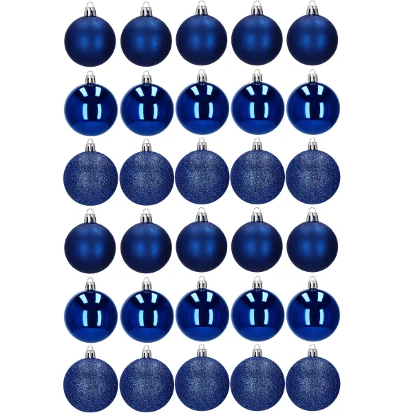 Jõulukuuseehete komplekt Springos CA0009, 6 cm, 30 tk