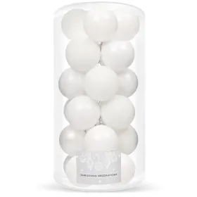 Ziemassvētku eglīšu rotājumu komplekts Springos CA0101, 4 cm, 20 gab.