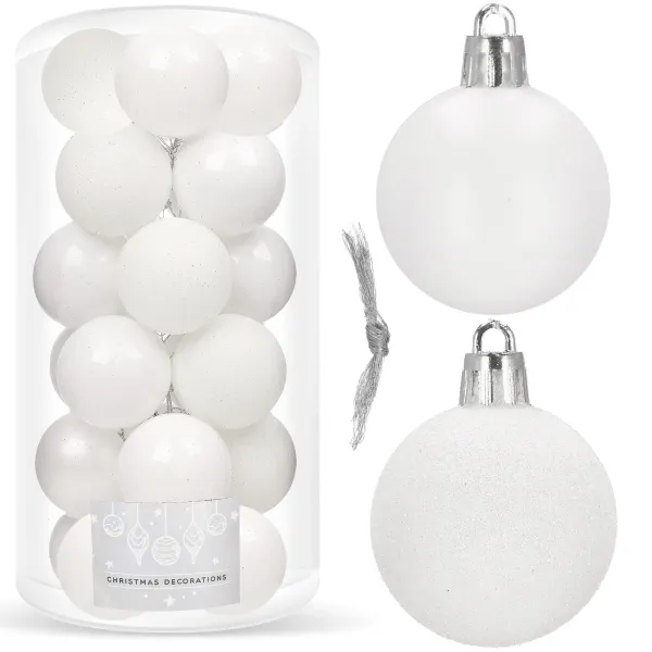 Christmas tree ornament set Springos CA0101, 4 cm, 20 pcs