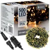 Рождественская гирлянда Springos CL0540 500 LED, тёплый белый, 27,5 м, 8 функций свечения