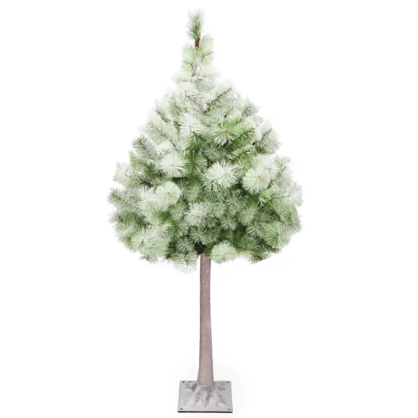 Dirbtinė eglutė ant kamieno su apšvietimu Springos CL0860, 128 LED, 150 cm.