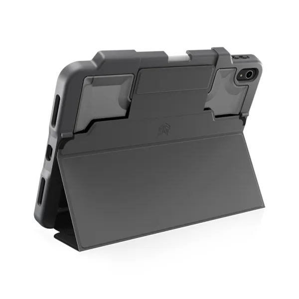 STM Dux Plus - Rugged Case for iPad 11" (2025) / 10.9" (2022) MIL-STD-810G with Apple Pencil Holder (Black) EDU/COM Version