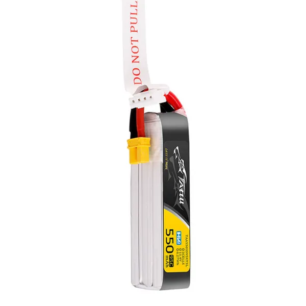Tattu 3s 550mAh 95C 11.4V HV Lipo Battery with XT30 Plug Long-Pack