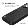 Speck Presidio2 Grip MagSafe - iPhone 17 Pro Max Case (Black / Slate Gray / White)