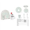 Children's dish set Miffy Menta (5 Pieces)