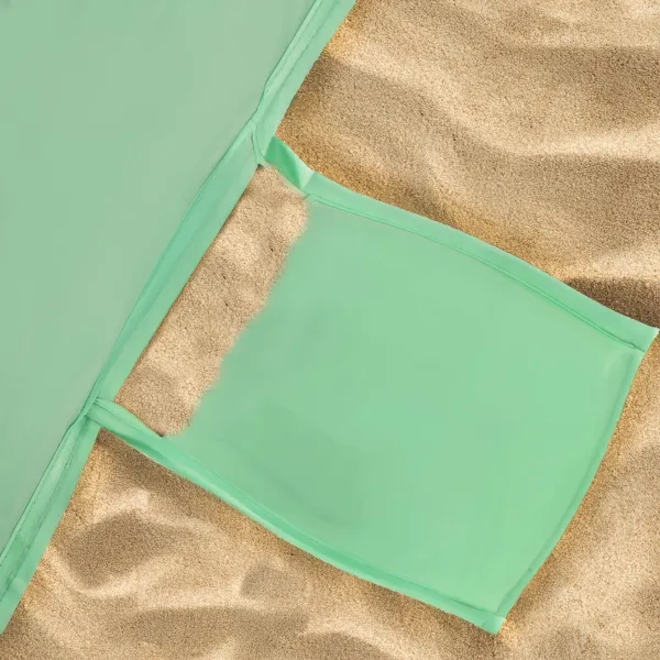 Rannatelk Springos PT034, aeda, 210×120×112 cm reisitelk koos kotiga, UV‑filtriga rohe‑hall‑must