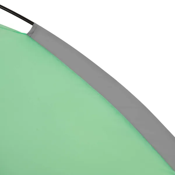 Rannatelk Springos PT034, aeda, 210×120×112 cm reisitelk koos kotiga, UV‑filtriga rohe‑hall‑must