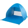 Self‑erecting beach tent, Springos PT035 pop‑up travel shelter blue