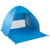 Self‑erecting beach tent, Springos PT035 pop‑up travel shelter blue