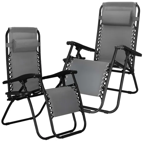 Garden sun lounger Springos GC0065