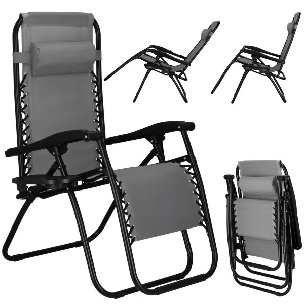 Garden sun lounger Springos GC0065