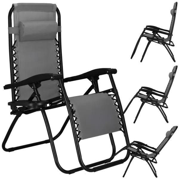 Garden sun lounger Springos GC0065