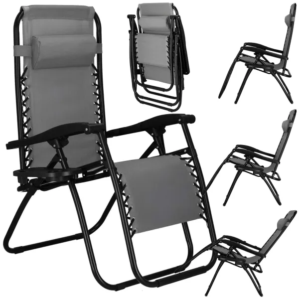 Garden sun lounger Springos GC0065