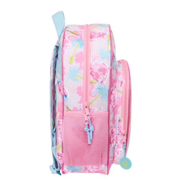 School Bag Barbie Painterly Pink Sky blue 32 x 38 x 12 cm