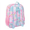 School Bag Barbie Painterly Pink Sky blue 32 x 38 x 12 cm