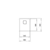 Sink with One Basin Teka RS1S Grey