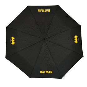 Foldable Umbrella Batman Game over Black Ø 98 cm