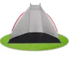 Tourist tent 220x120x120 cm beach with cover, screen gray-black