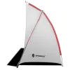 Tourist tent 220x120x120 cm beach with cover, screen gray-black