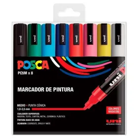 Marķieru komplekts Uni-Ball POSCA Basic PC-5M Daudzkrāsains