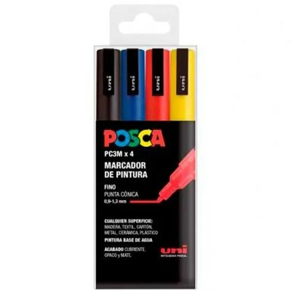 Tussisetti POSCA PC-3M Monivärinen