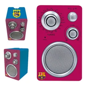 Transistoriradio F.C. Barcelona Punaruskea