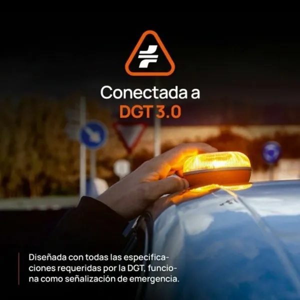 Savienota V16 avārijas bākuguns DGT 3.0 Flash Led SOS
