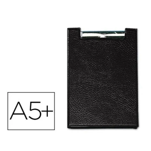 Folder with clip Saro 160-NE Black A5 Plastic