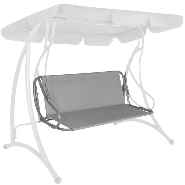 Sodo sūpynių sėdynės medžiaga Springos GS0015S 130 x 100 cm, vandeniui atsparus audinys, šviesiai pilka