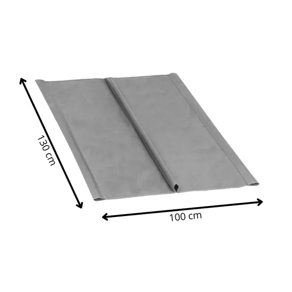 Sodo sūpynių sėdynės medžiaga Springos GS0015S 130 x 100 cm, vandeniui atsparus audinys, šviesiai pilka