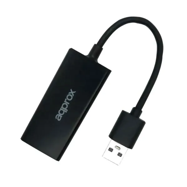 USB - RJ45 verkkoadapteri approx! APPC07GV3 Gigabit Ethernet