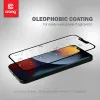 Crong Anti-Bacterial 3D Armor Glass – 9H Tempered Glass for Full Screen iPhone 14 Plus / iPhone 13 Pro Max + Installation Frame