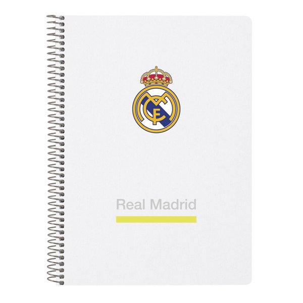 Notebook Real Madrid C.F. White A5 80 Sheets