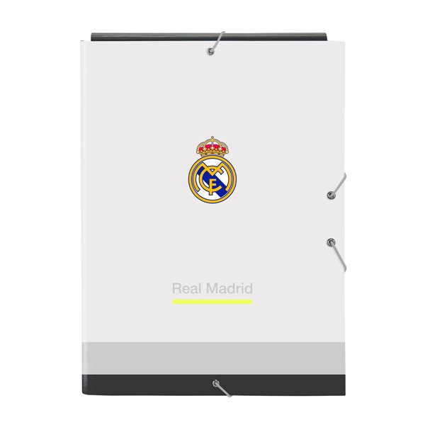 Ring binder Real Madrid C.F. White A4 26 x 33.5 x 2.5 cm