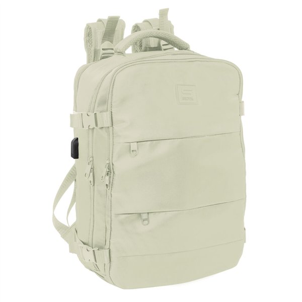 School Bag Safta Beige Beige