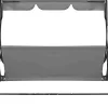 Sodo sūpynių sėdynės medžiaga Springos GS0003S 160x100 cm, vandeniui atsparus audinys, pilka