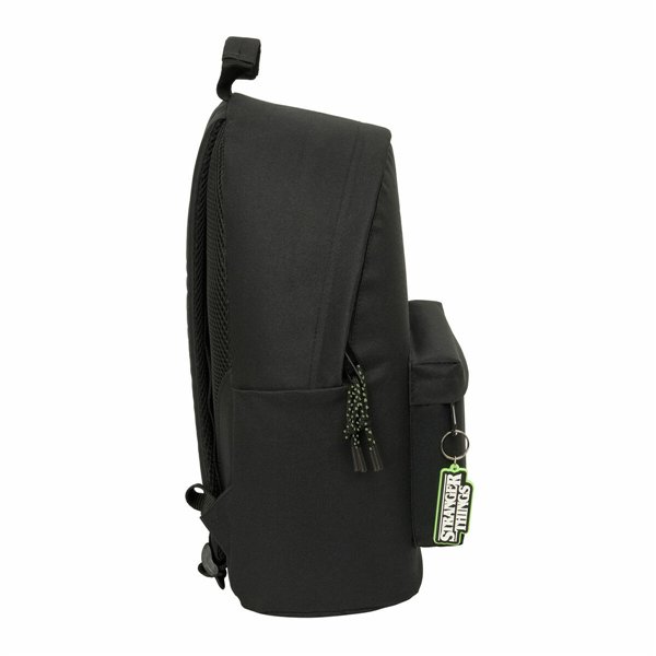 School Bag Stranger Things Black 31 x 41 x 16 cm